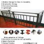 modular ornament steel balcony handrails