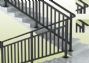 non-welding modular ornament steel stair handrails